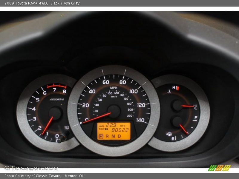 Black / Ash Gray 2009 Toyota RAV4 4WD