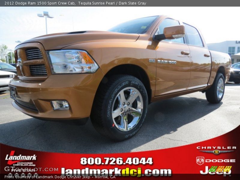 Tequila Sunrise Pearl / Dark Slate Gray 2012 Dodge Ram 1500 Sport Crew Cab