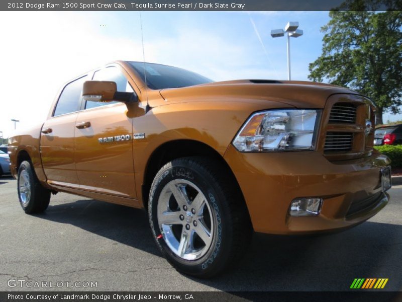 Tequila Sunrise Pearl / Dark Slate Gray 2012 Dodge Ram 1500 Sport Crew Cab