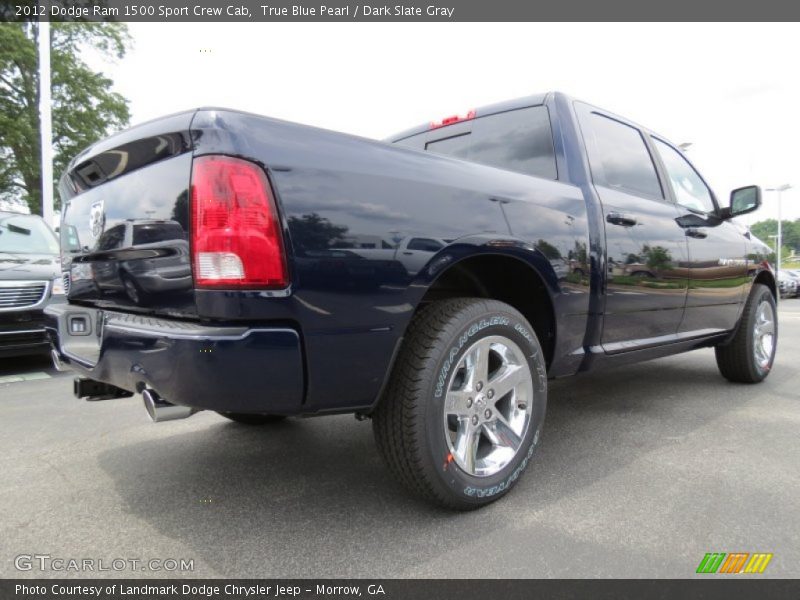 True Blue Pearl / Dark Slate Gray 2012 Dodge Ram 1500 Sport Crew Cab