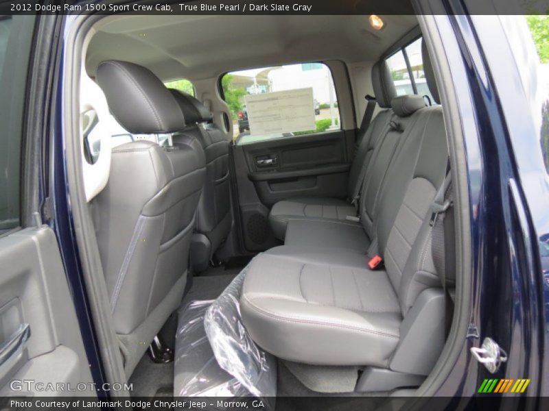 True Blue Pearl / Dark Slate Gray 2012 Dodge Ram 1500 Sport Crew Cab