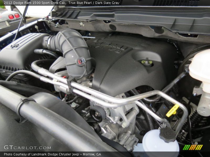 True Blue Pearl / Dark Slate Gray 2012 Dodge Ram 1500 Sport Crew Cab