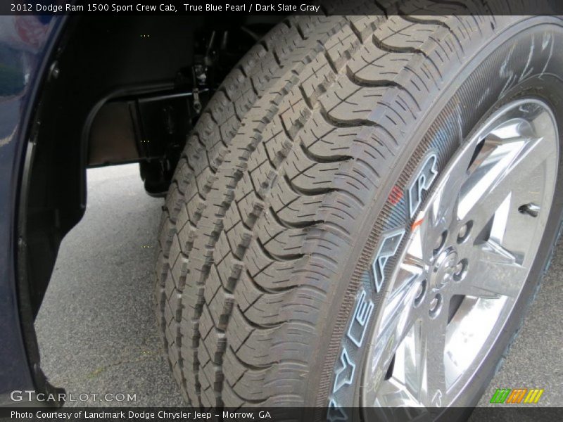 True Blue Pearl / Dark Slate Gray 2012 Dodge Ram 1500 Sport Crew Cab