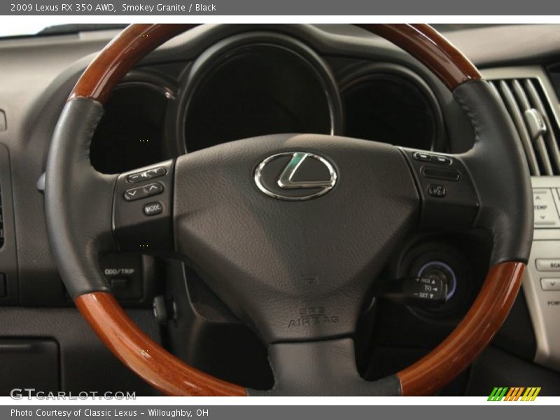 Smokey Granite / Black 2009 Lexus RX 350 AWD