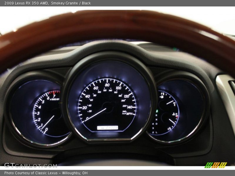 Smokey Granite / Black 2009 Lexus RX 350 AWD