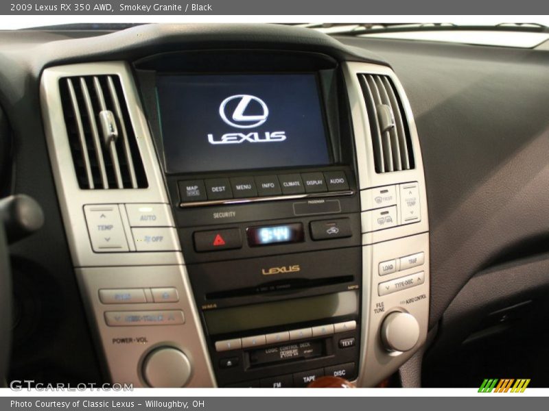 Smokey Granite / Black 2009 Lexus RX 350 AWD