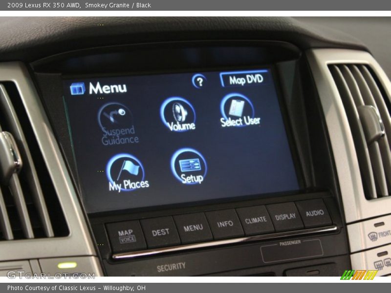Smokey Granite / Black 2009 Lexus RX 350 AWD