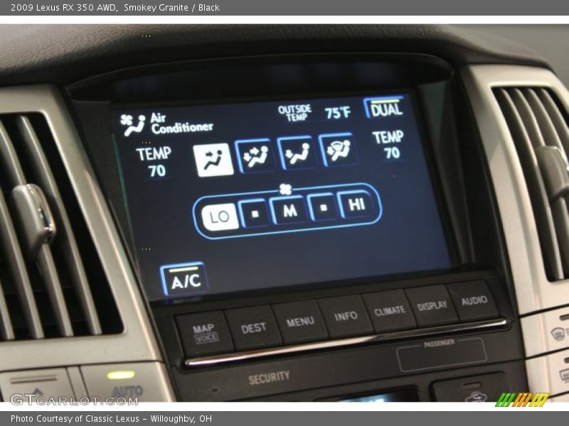 Smokey Granite / Black 2009 Lexus RX 350 AWD