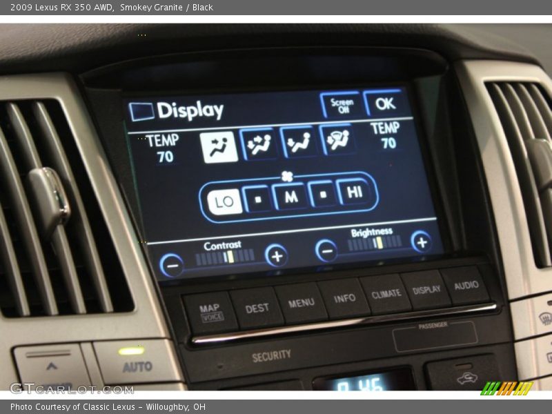 Smokey Granite / Black 2009 Lexus RX 350 AWD