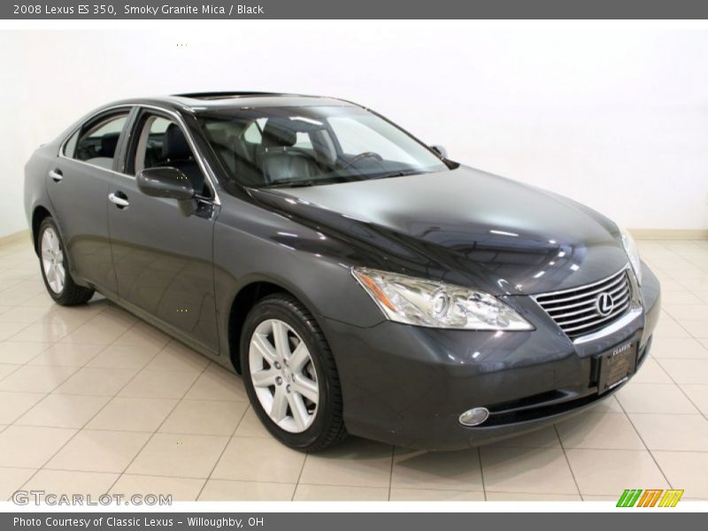 Smoky Granite Mica / Black 2008 Lexus ES 350