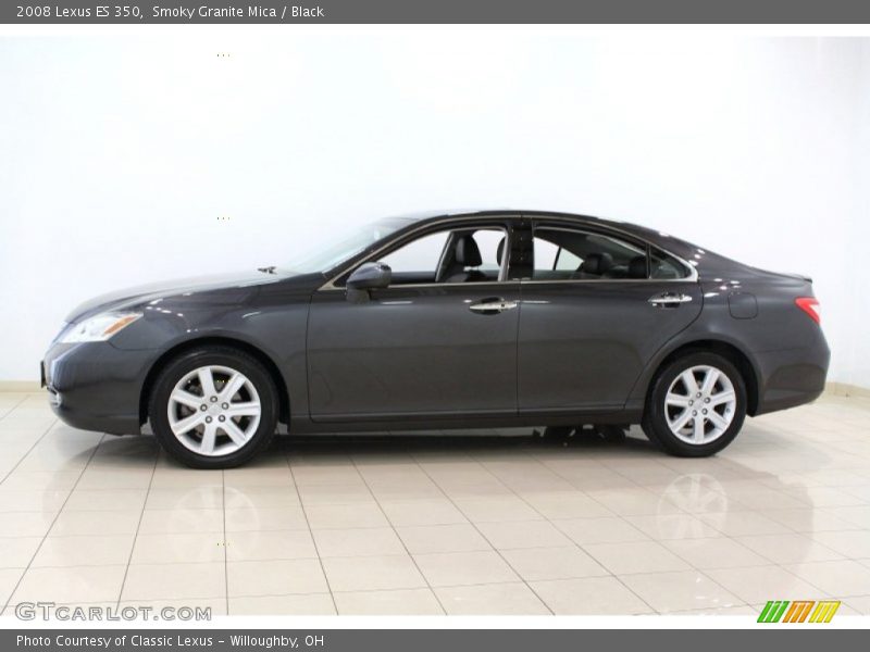 Smoky Granite Mica / Black 2008 Lexus ES 350