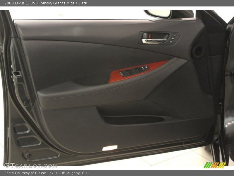 Smoky Granite Mica / Black 2008 Lexus ES 350