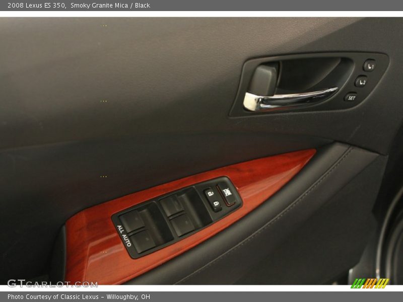 Smoky Granite Mica / Black 2008 Lexus ES 350