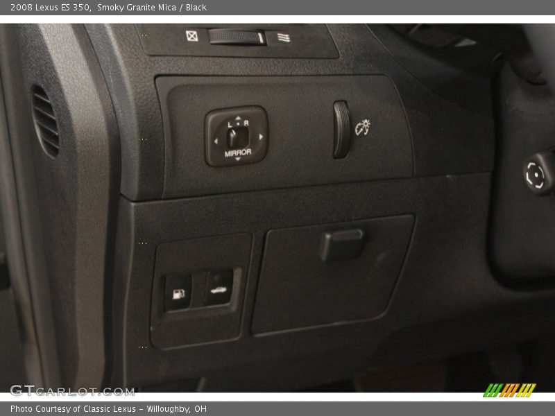 Smoky Granite Mica / Black 2008 Lexus ES 350