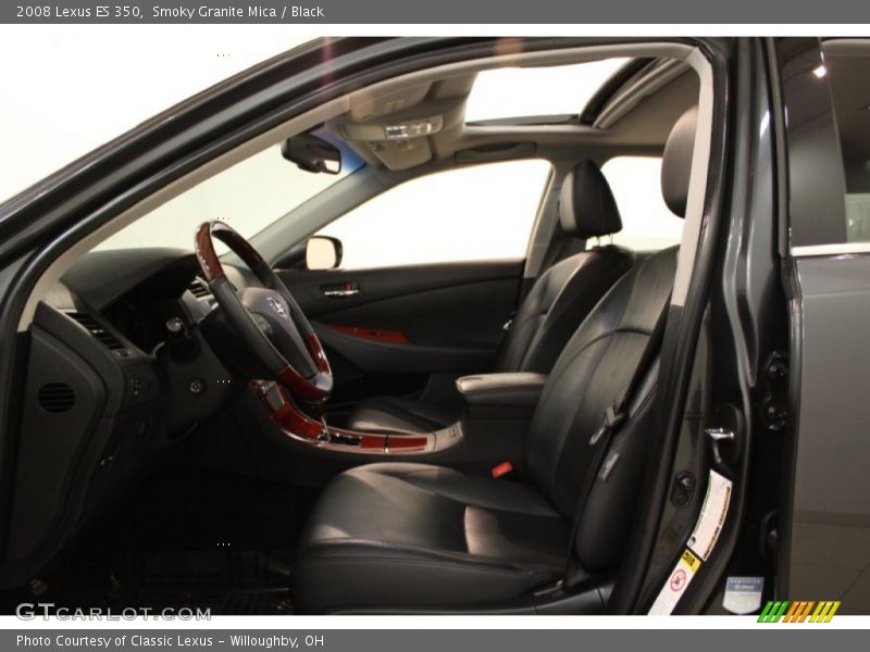 Smoky Granite Mica / Black 2008 Lexus ES 350
