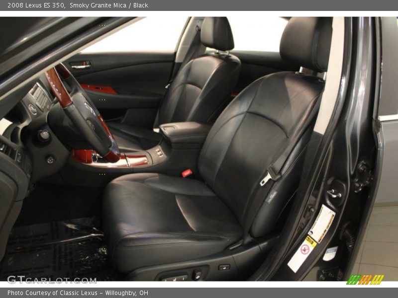 Smoky Granite Mica / Black 2008 Lexus ES 350