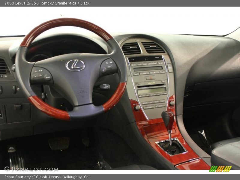 Smoky Granite Mica / Black 2008 Lexus ES 350