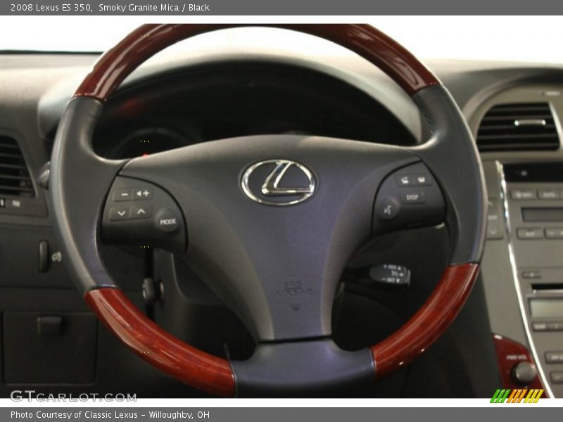 Smoky Granite Mica / Black 2008 Lexus ES 350