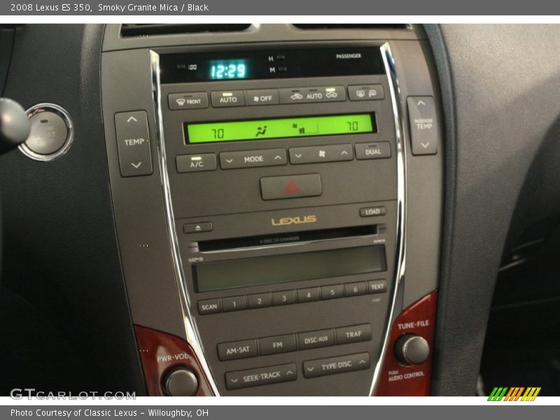 Smoky Granite Mica / Black 2008 Lexus ES 350