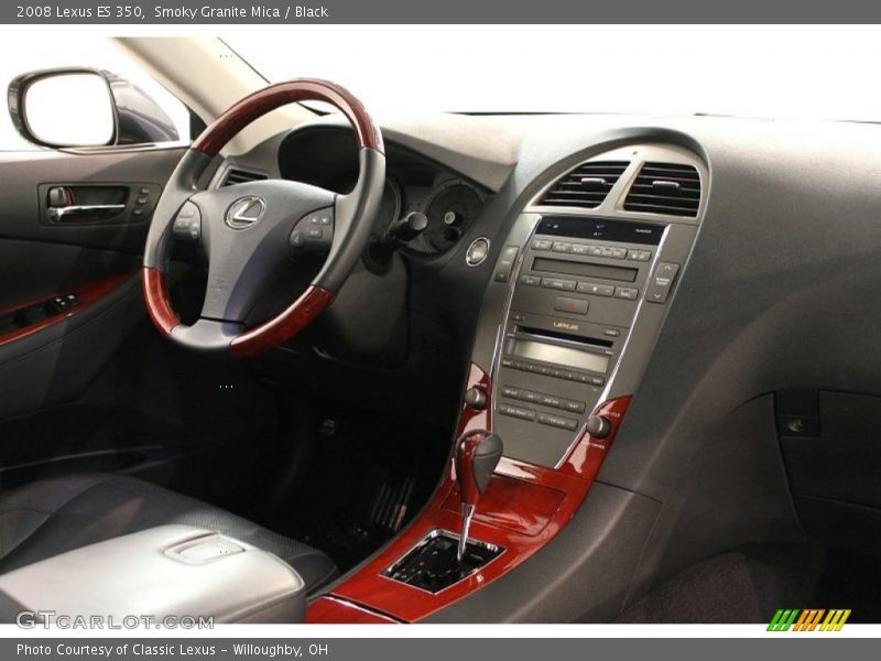 Smoky Granite Mica / Black 2008 Lexus ES 350