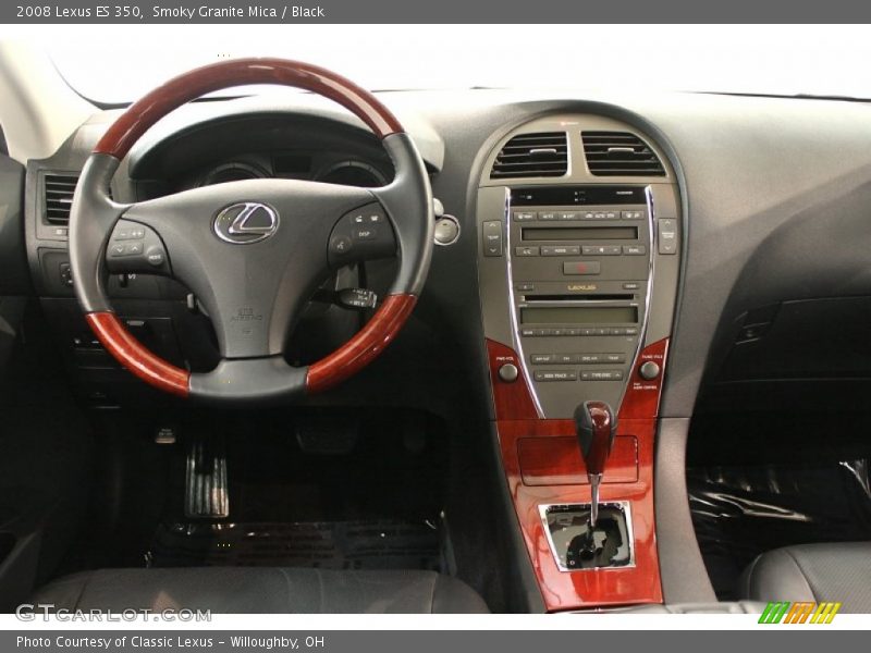 Smoky Granite Mica / Black 2008 Lexus ES 350