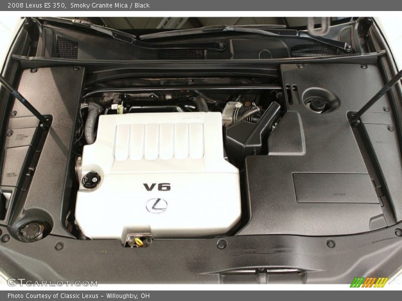 Smoky Granite Mica / Black 2008 Lexus ES 350