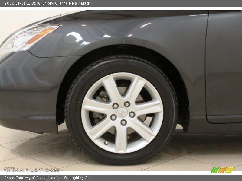 Smoky Granite Mica / Black 2008 Lexus ES 350