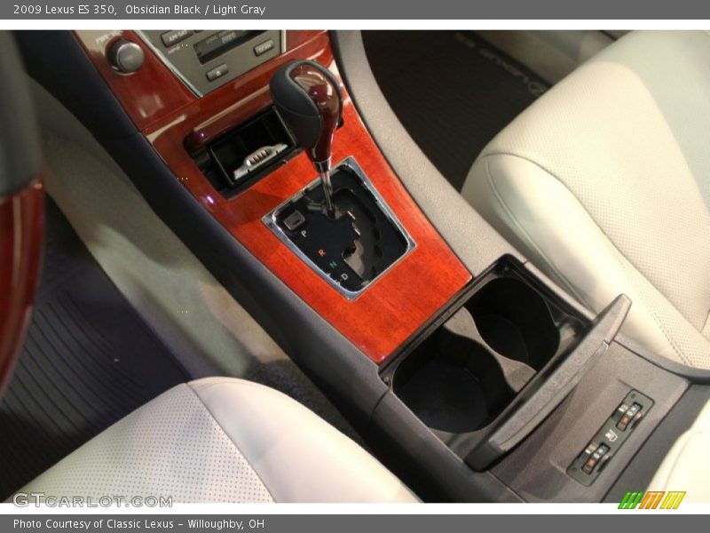 Obsidian Black / Light Gray 2009 Lexus ES 350