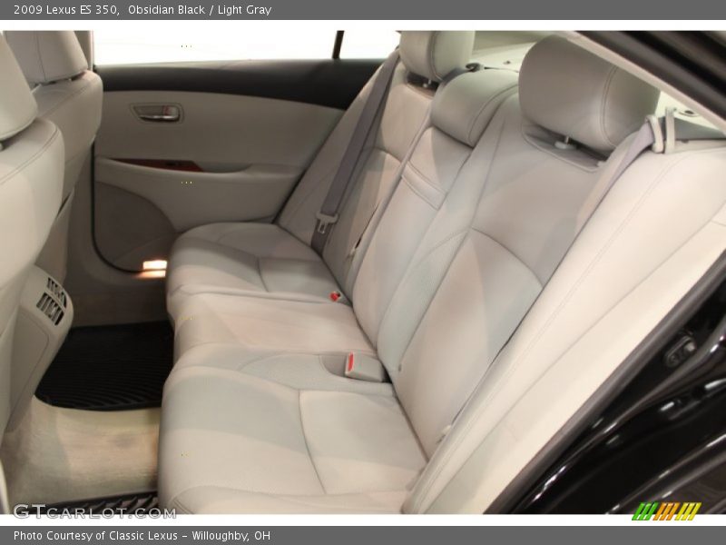 Obsidian Black / Light Gray 2009 Lexus ES 350