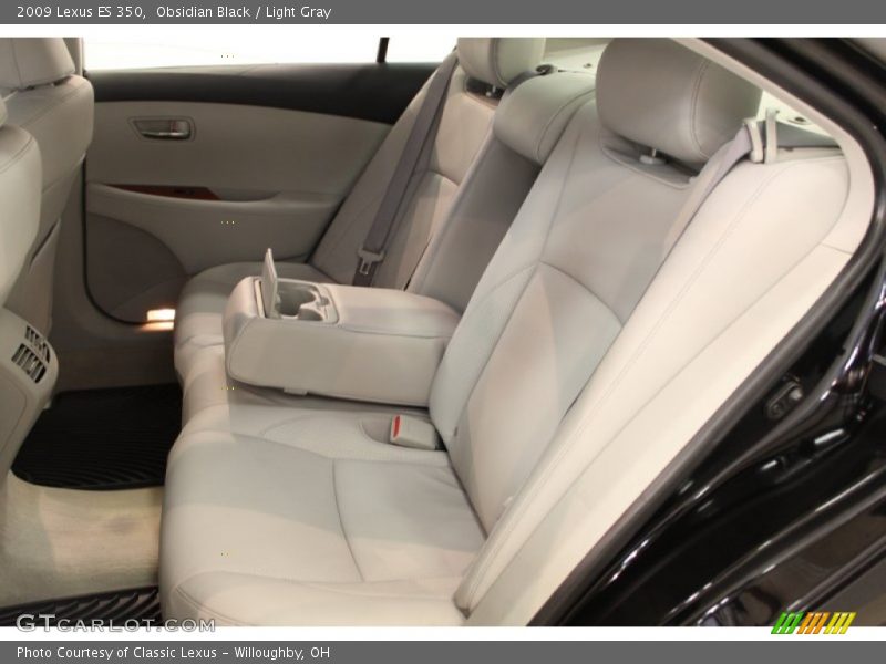 Obsidian Black / Light Gray 2009 Lexus ES 350
