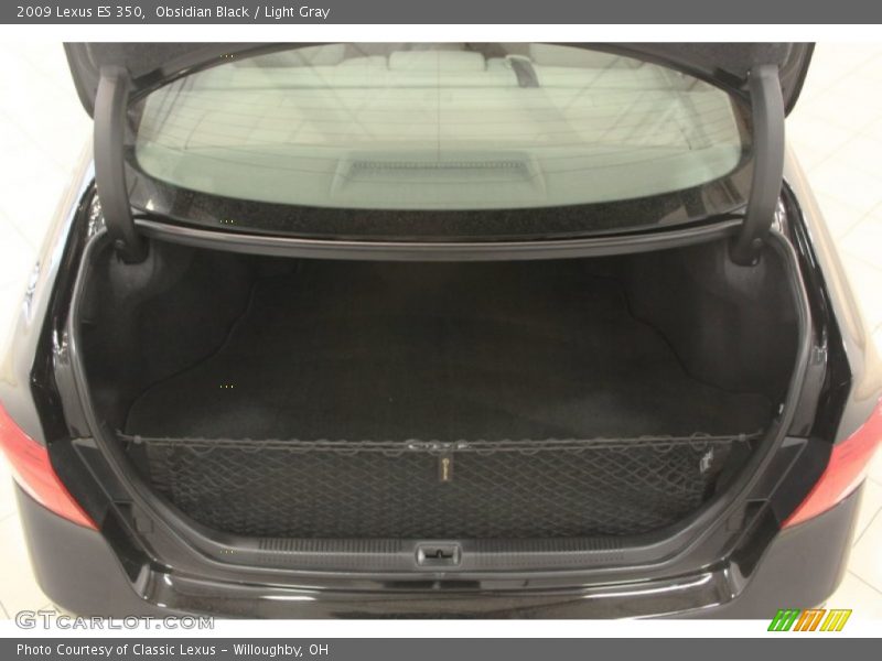 Obsidian Black / Light Gray 2009 Lexus ES 350