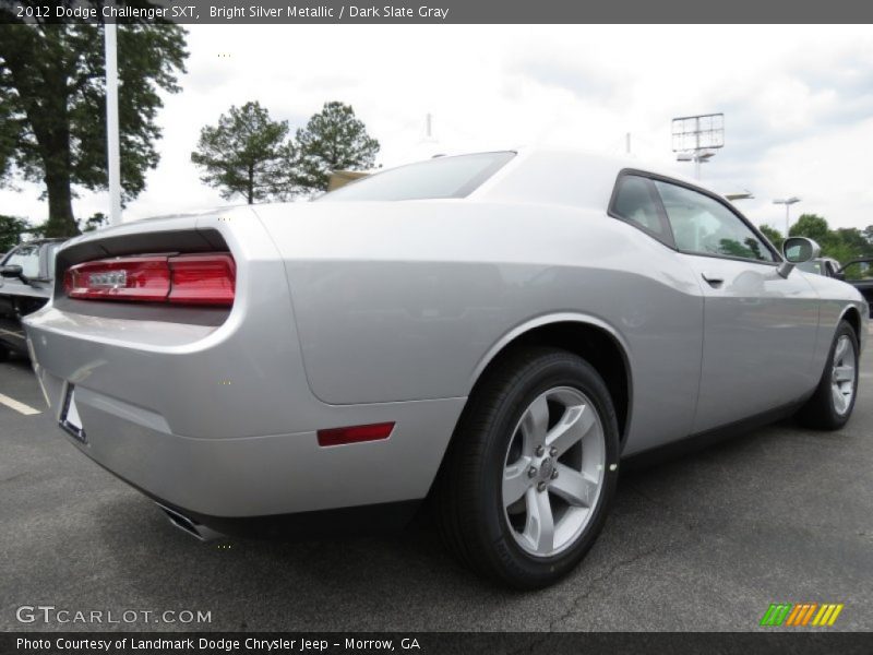 Bright Silver Metallic / Dark Slate Gray 2012 Dodge Challenger SXT