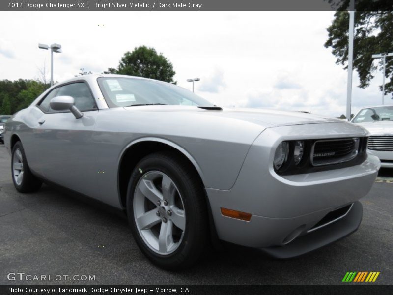 Bright Silver Metallic / Dark Slate Gray 2012 Dodge Challenger SXT