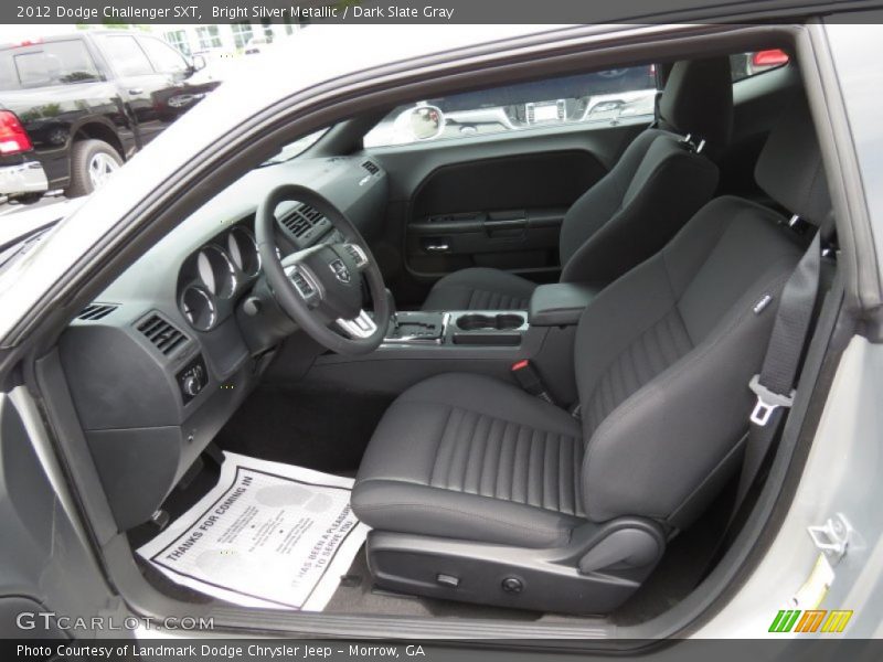 Bright Silver Metallic / Dark Slate Gray 2012 Dodge Challenger SXT