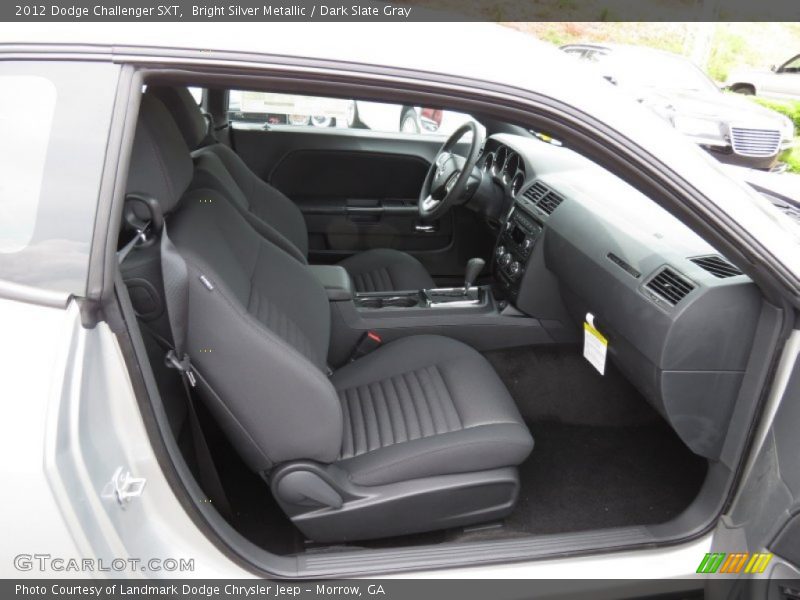 Bright Silver Metallic / Dark Slate Gray 2012 Dodge Challenger SXT