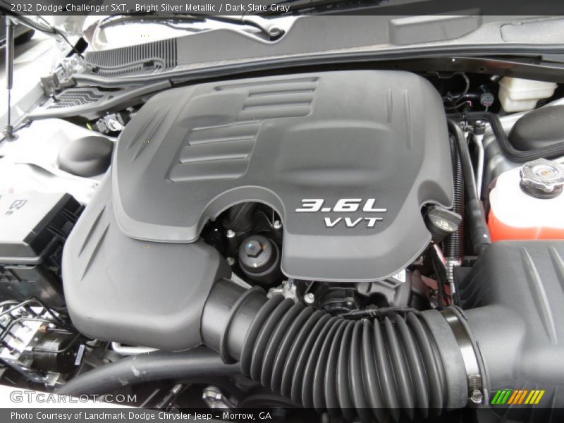 Bright Silver Metallic / Dark Slate Gray 2012 Dodge Challenger SXT