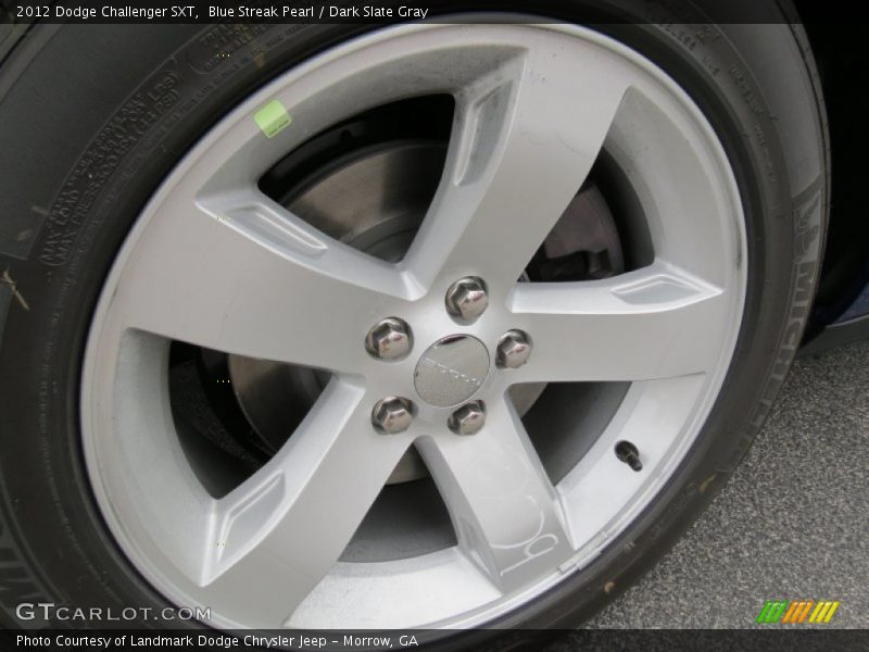 Blue Streak Pearl / Dark Slate Gray 2012 Dodge Challenger SXT