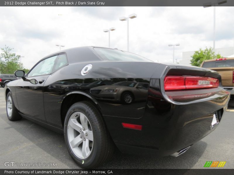 Pitch Black / Dark Slate Gray 2012 Dodge Challenger SXT