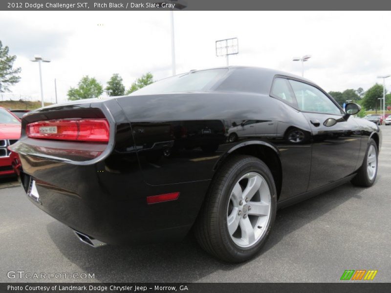 Pitch Black / Dark Slate Gray 2012 Dodge Challenger SXT