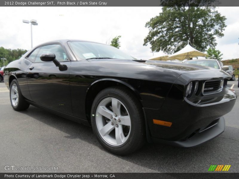 Pitch Black / Dark Slate Gray 2012 Dodge Challenger SXT