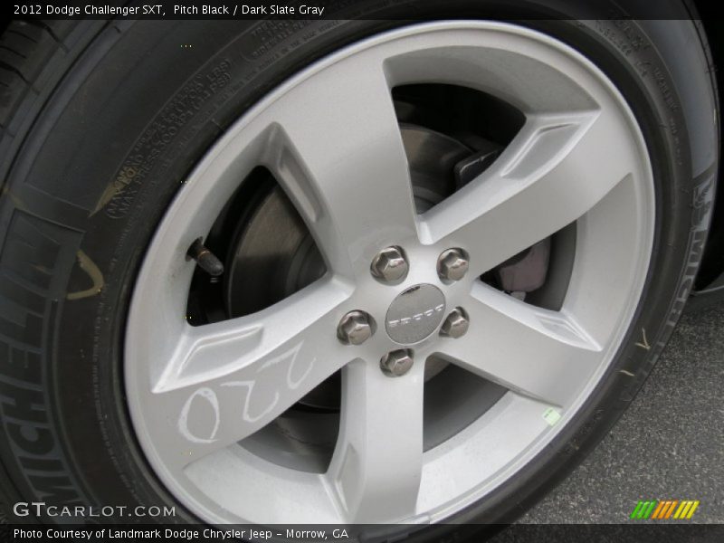 Pitch Black / Dark Slate Gray 2012 Dodge Challenger SXT