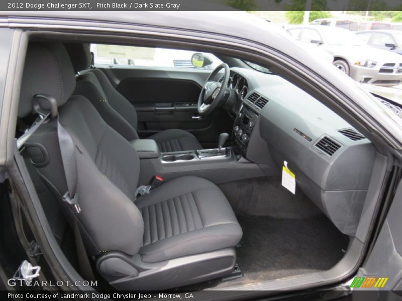 Pitch Black / Dark Slate Gray 2012 Dodge Challenger SXT
