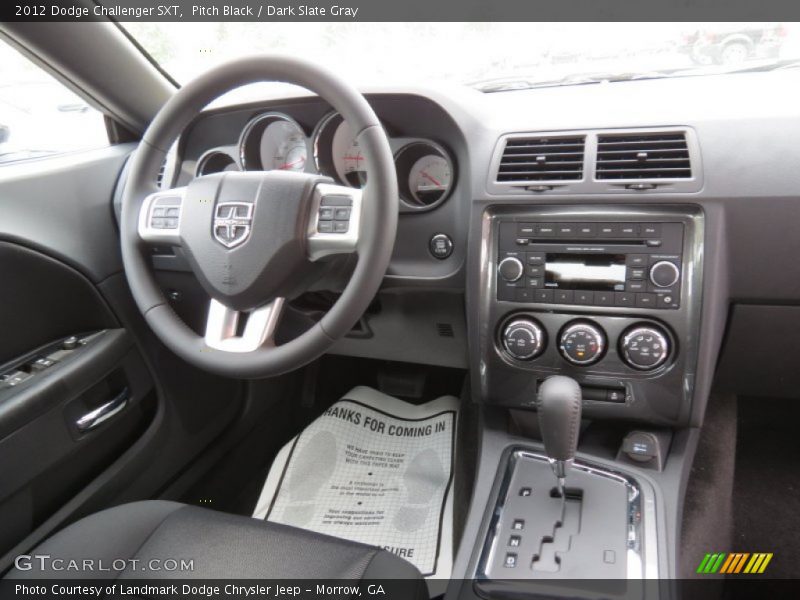 Pitch Black / Dark Slate Gray 2012 Dodge Challenger SXT