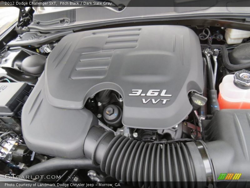 Pitch Black / Dark Slate Gray 2012 Dodge Challenger SXT