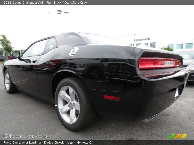 Pitch Black / Dark Slate Gray 2012 Dodge Challenger SXT