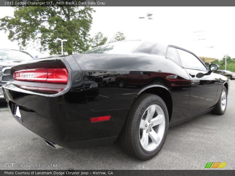 Pitch Black / Dark Slate Gray 2012 Dodge Challenger SXT