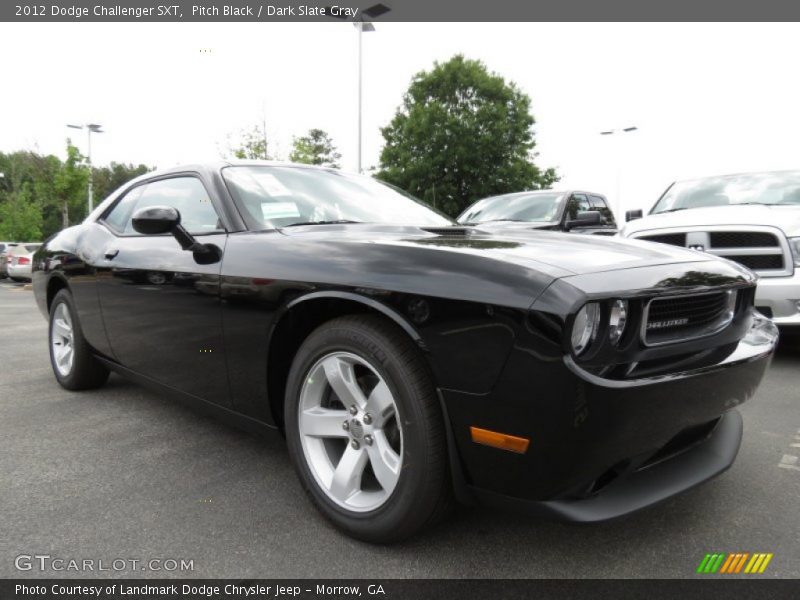 Pitch Black / Dark Slate Gray 2012 Dodge Challenger SXT