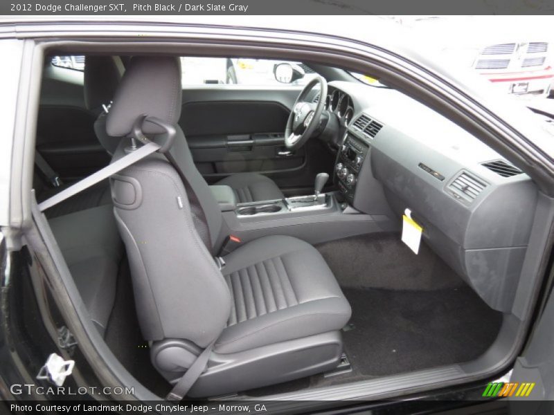 Pitch Black / Dark Slate Gray 2012 Dodge Challenger SXT
