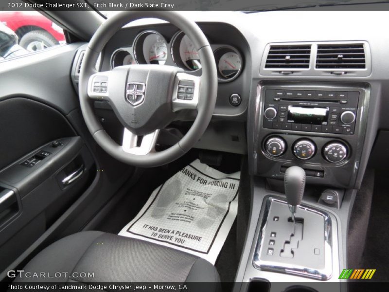 Pitch Black / Dark Slate Gray 2012 Dodge Challenger SXT