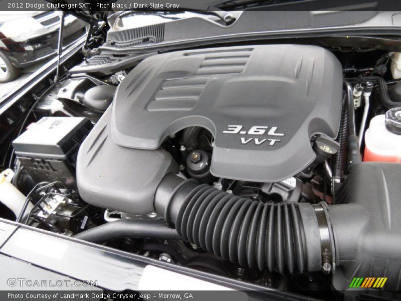 Pitch Black / Dark Slate Gray 2012 Dodge Challenger SXT